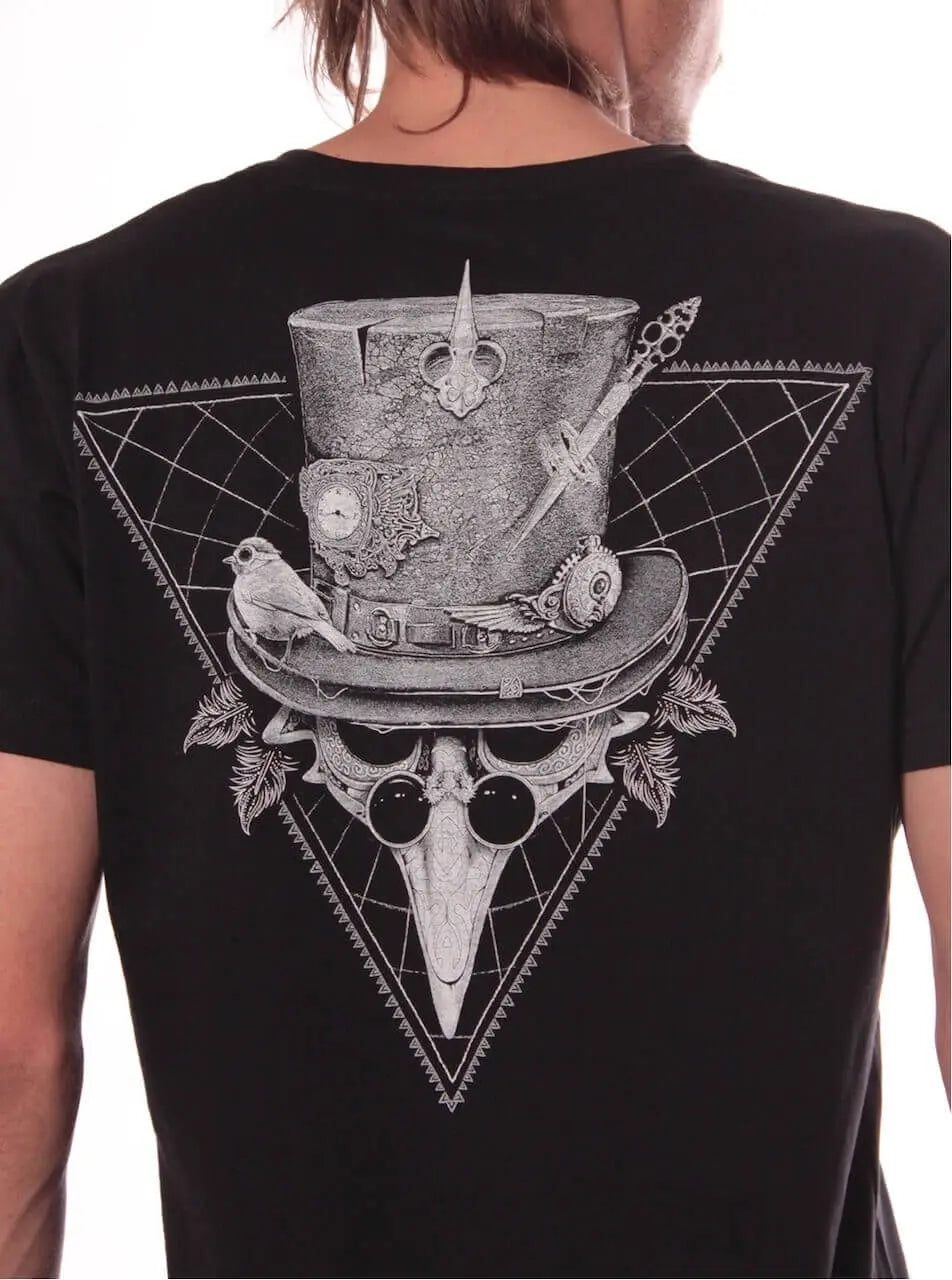 Plazmalab PIRATE T-Shirt Psychedelischer Piraten-Print Urbaner Streetstyle