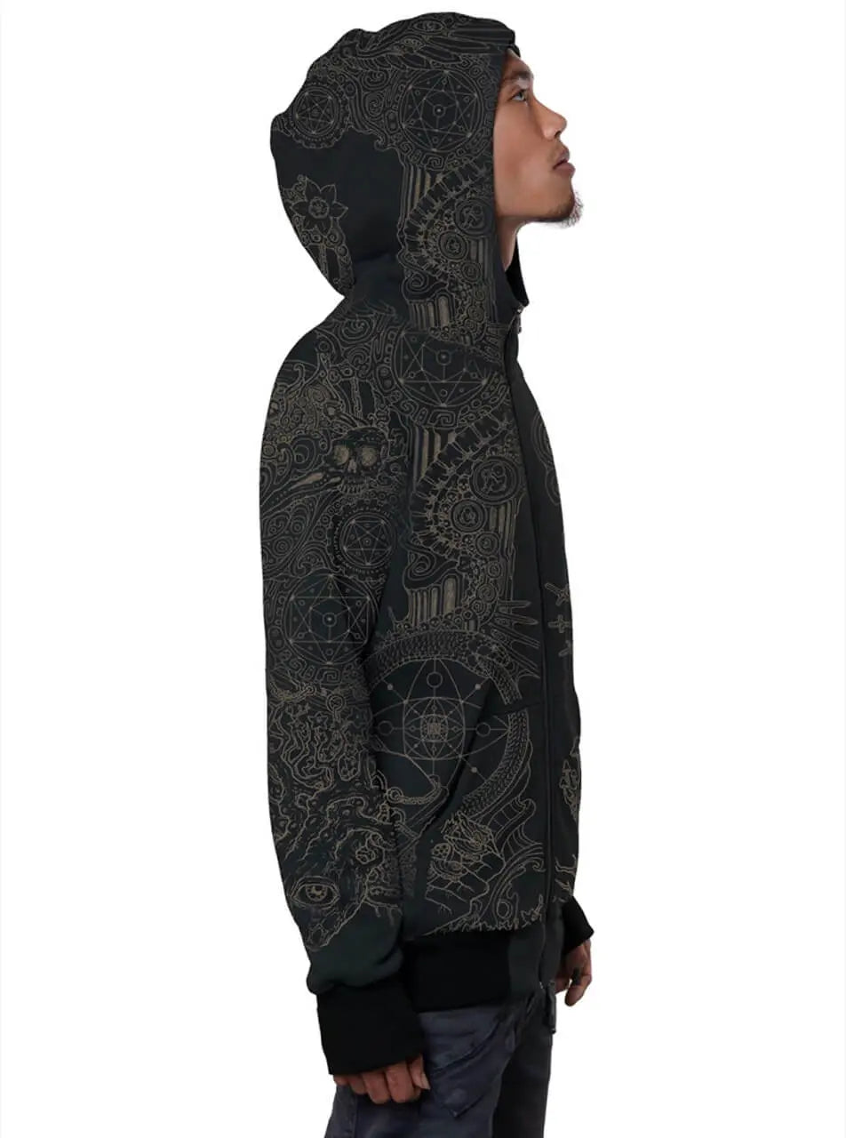 Plazmalab Persephone Sweat Jacke Männer Psywear