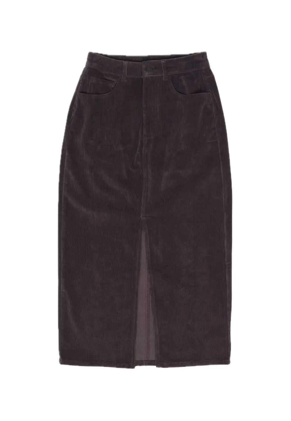 Mazine Corduroy Midi Skirt – Wadenlanger Cordrock aus Bio-Baumwolle