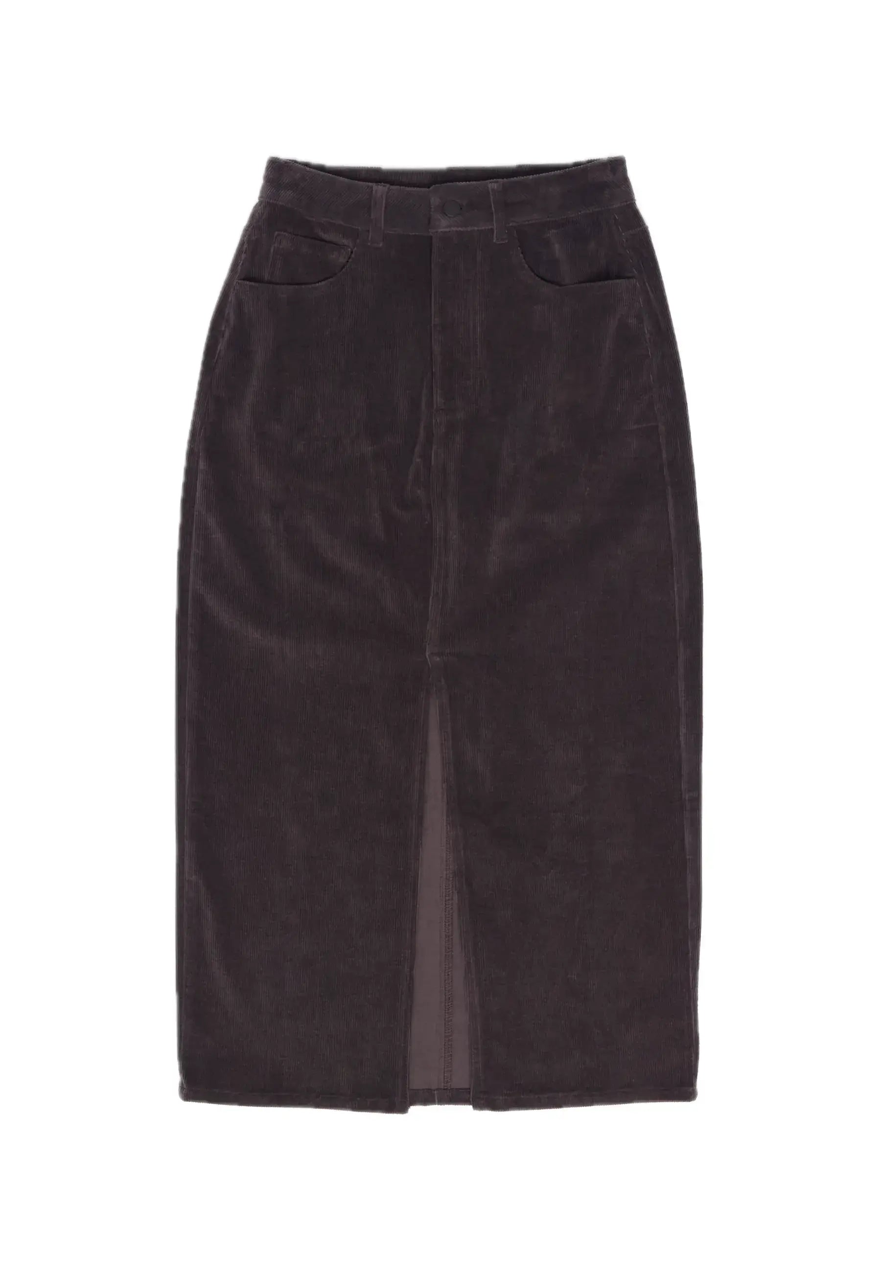 Mazine Corduroy Midi Skirt – Wadenlanger Cordrock aus Bio-Baumwolle