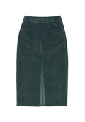 Mazine Corduroy Midi Skirt – Wadenlanger Cordrock aus Bio-Baumwolle