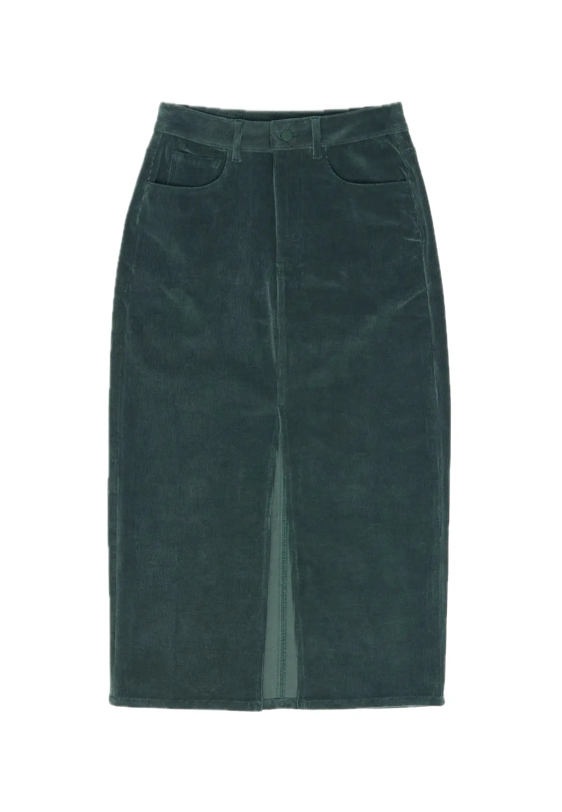 Mazine Corduroy Midi Skirt – Wadenlanger Cordrock aus Bio-Baumwolle