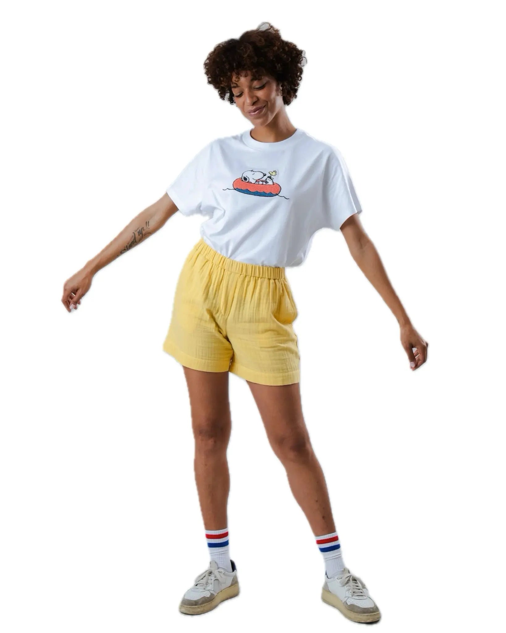 Brava Oversize T-Shirt Snoopy Floating Damen Bio Baumwolle