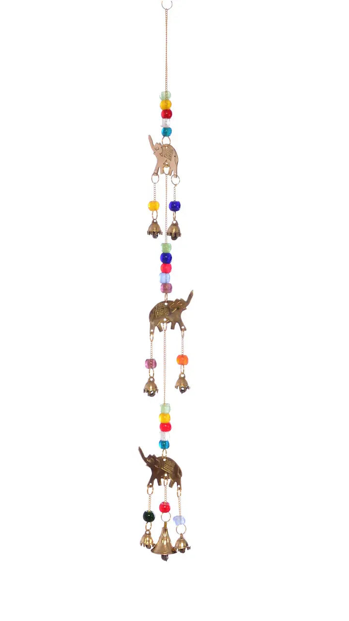 Mobile Elefant mit Glasperlen & Glöckchen Haus & Garten Deko