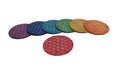 Set Blume des Lebens Untersetzer Chakra 7 Speckstein Untersetzer