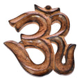 Om Holz Wanddekoration Handgeschnitzt, Spirituelle Goa Deko,