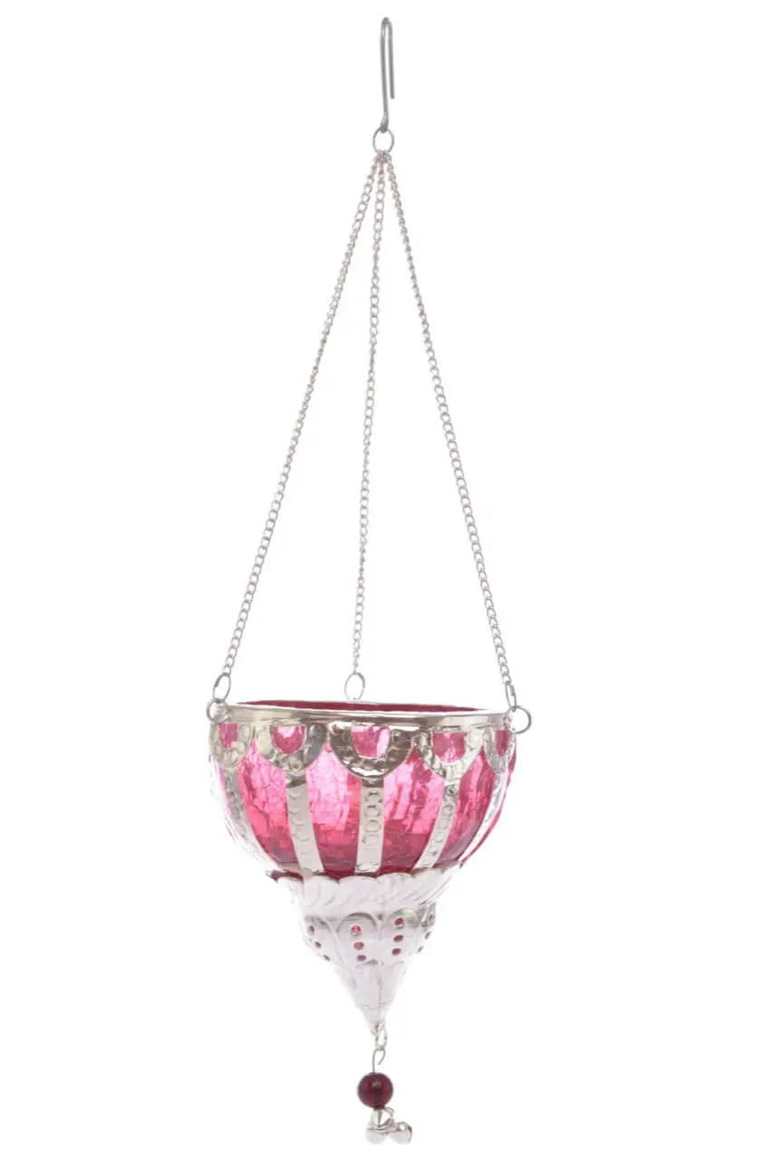 Hängender indischer Teelichthalter orientalischer Teelicht-Lampion