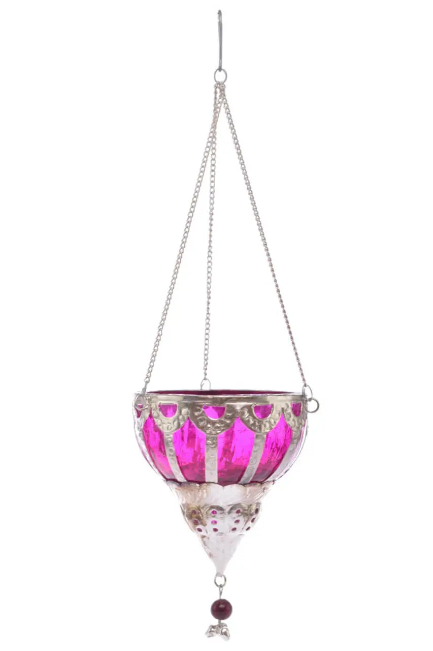Hängender indischer Teelichthalter orientalischer Teelicht-Lampion