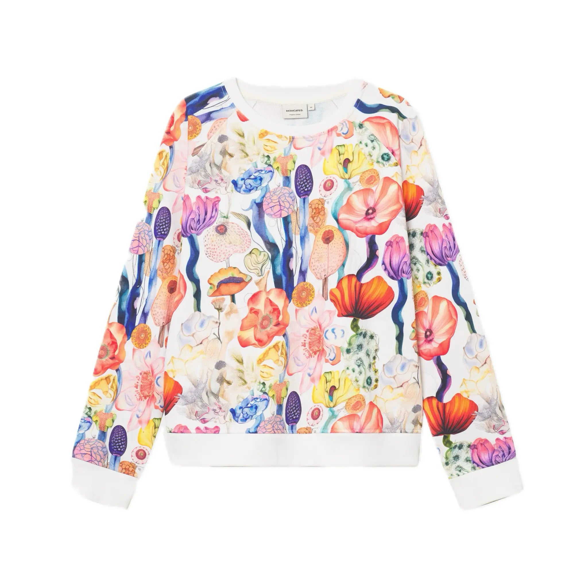Dedicated Sweater Ystadt – Bio & Fairtrade Floraler Print