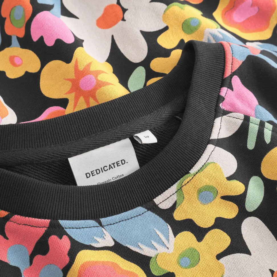 Dedicated Sweater Ystad Meadow-Flowers