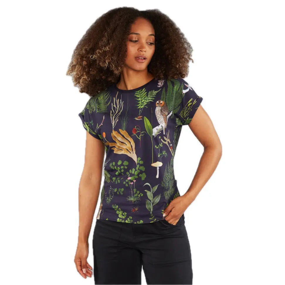 Dedicated Slimfit T-Shirt Visby Secret Garden