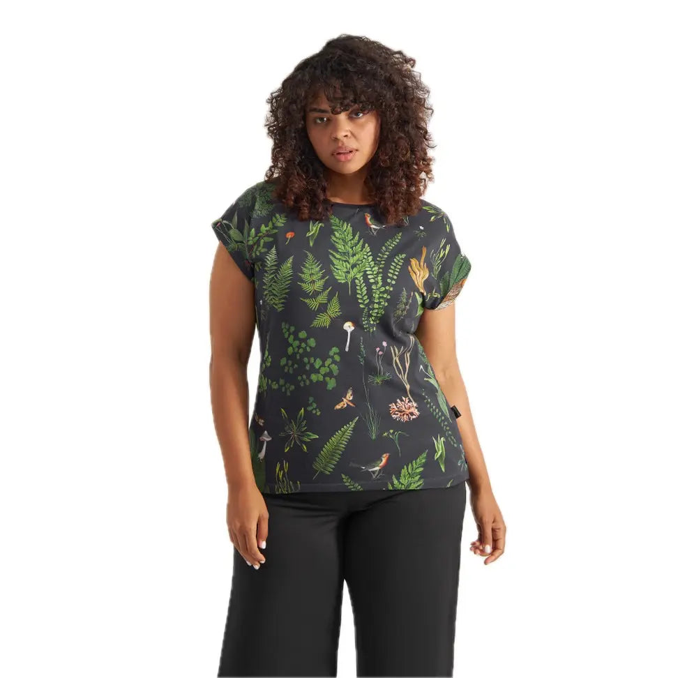 Dedicated Slimfit T-Shirt Visby Secret Garden