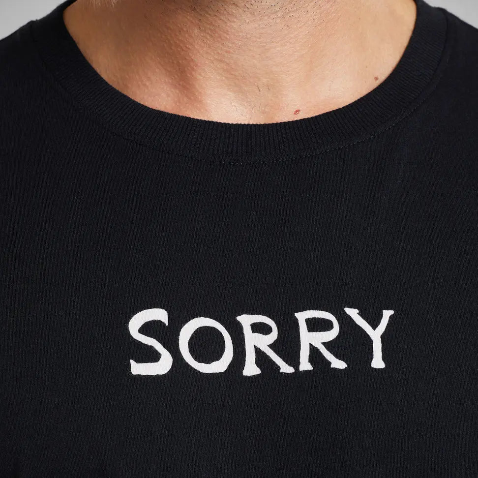 Dedicated Männer T-Shirt Fuck-Sorry Schwarz fair produziert