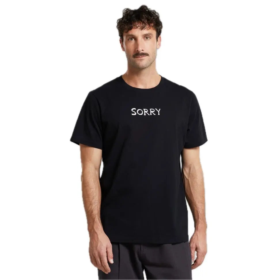 Dedicated Männer T-Shirt Fuck-Sorry Schwarz fair produziert