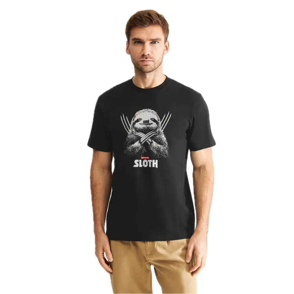 Dedicated Sloth T-Shirt Stockholm – Bio Baumwolle Fairtrade