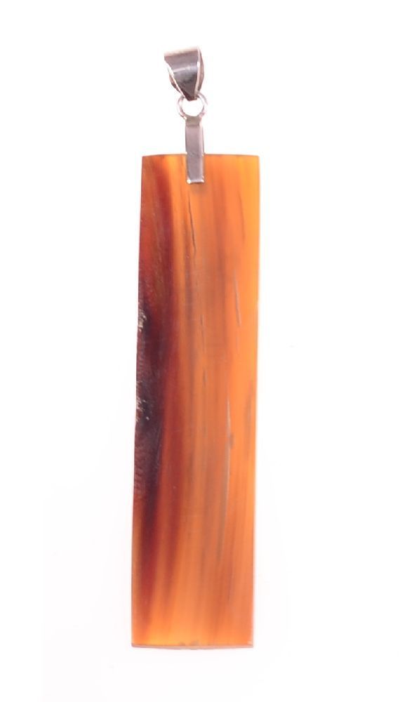 Anhänger Hornplatte - Naturschmock, Hornschmuck, Kettenanhänger