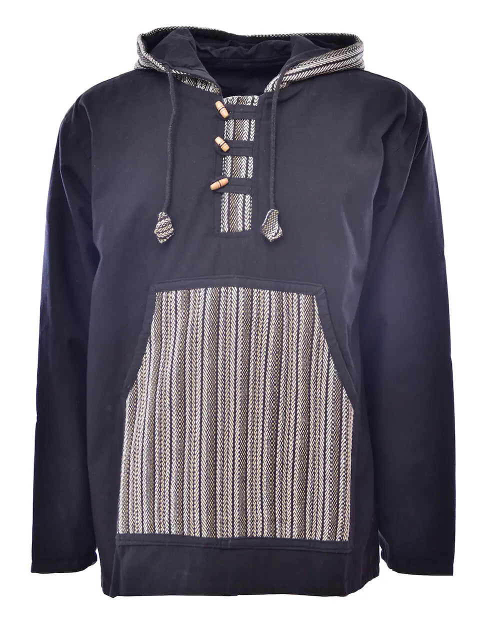 Hoody, grobe Baumwolle - grobe Baumwolle