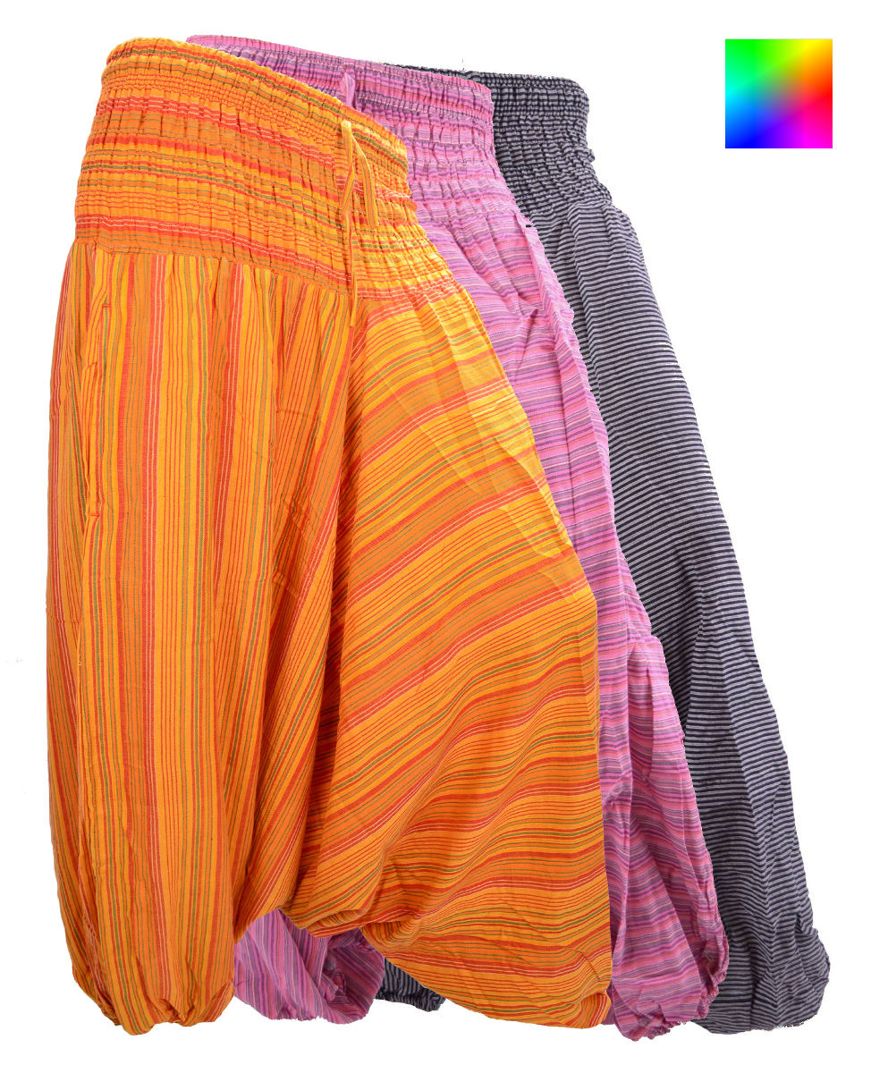 Coline Afghani-Hose tief Pumphose Goa Hosen SALE