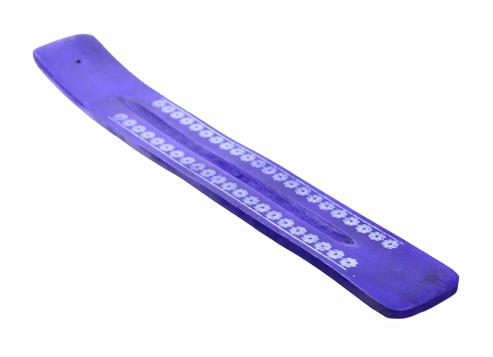 Räucherhalter Holz, blau RÄUCHERSTÄBCHEN