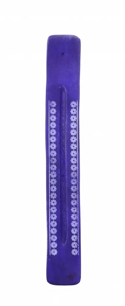 Räucherhalter Holz, blau RÄUCHERSTÄBCHEN