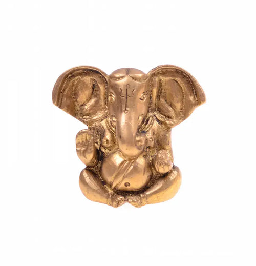 Baby-Ganesha Appu Messing Elefantengott Statue