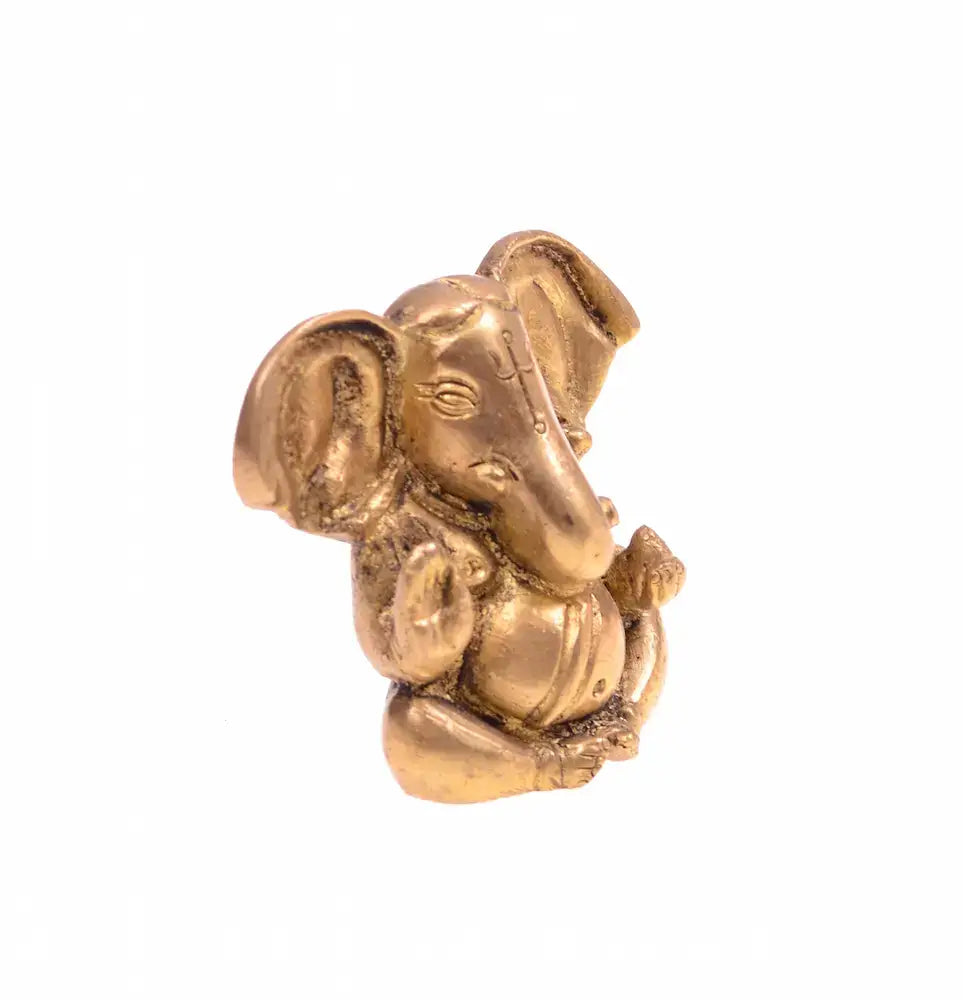 Baby-Ganesha Appu Messing Elefantengott Statue
