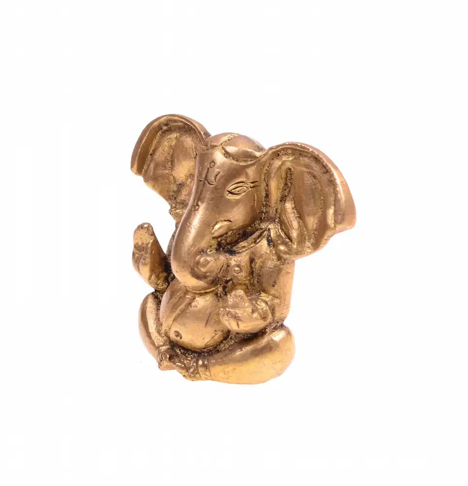 Baby-Ganesha Appu Messing Elefantengott Statue