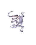 Gecko silber Figur Statue 8x5cm Wohnen