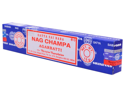 Nag Champa Räucherstäbchen Satya Sai Baba 15, 40 & 100gr