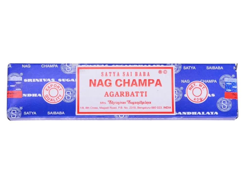 Nag Champa Räucherstäbchen Satya Sai Baba 15, 40 & 100gr