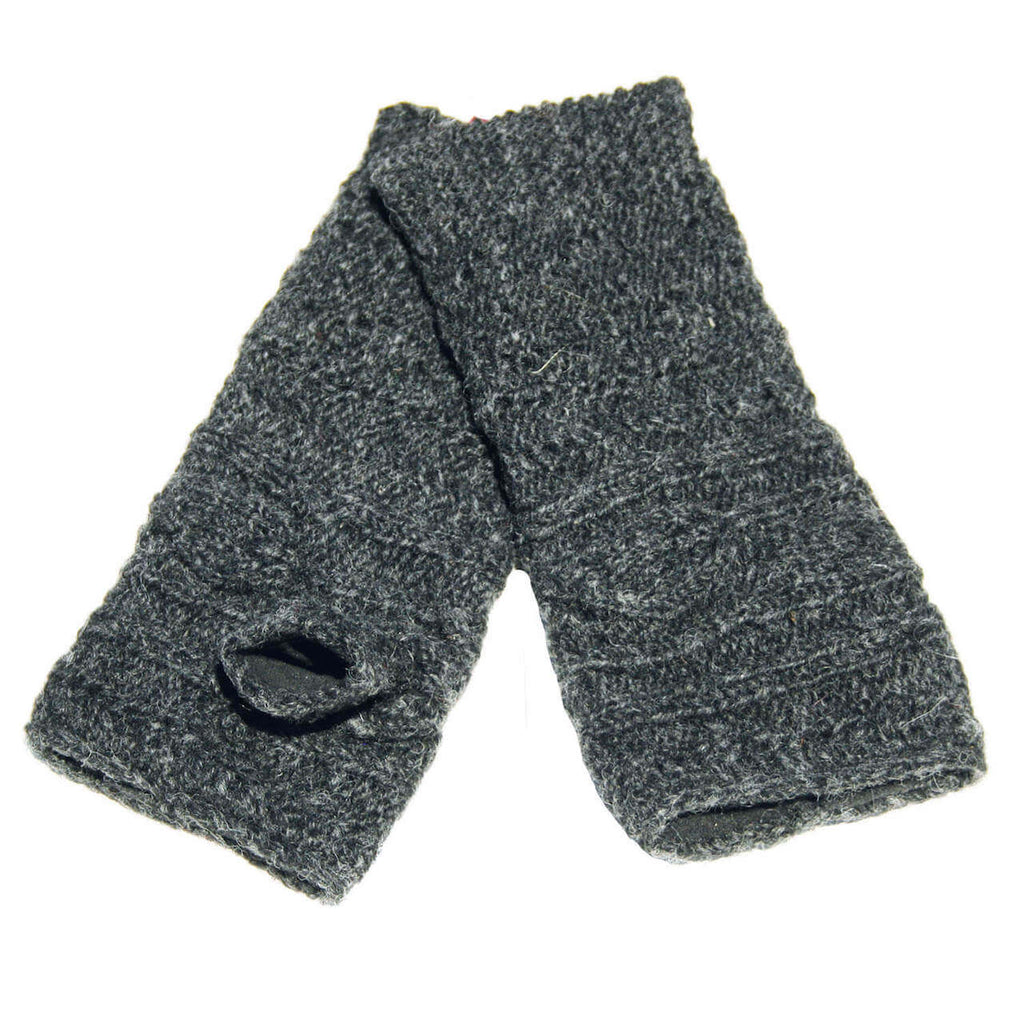 Strickstulpen Rachel mit Fleecefutter, Trendiges Strickmuster
