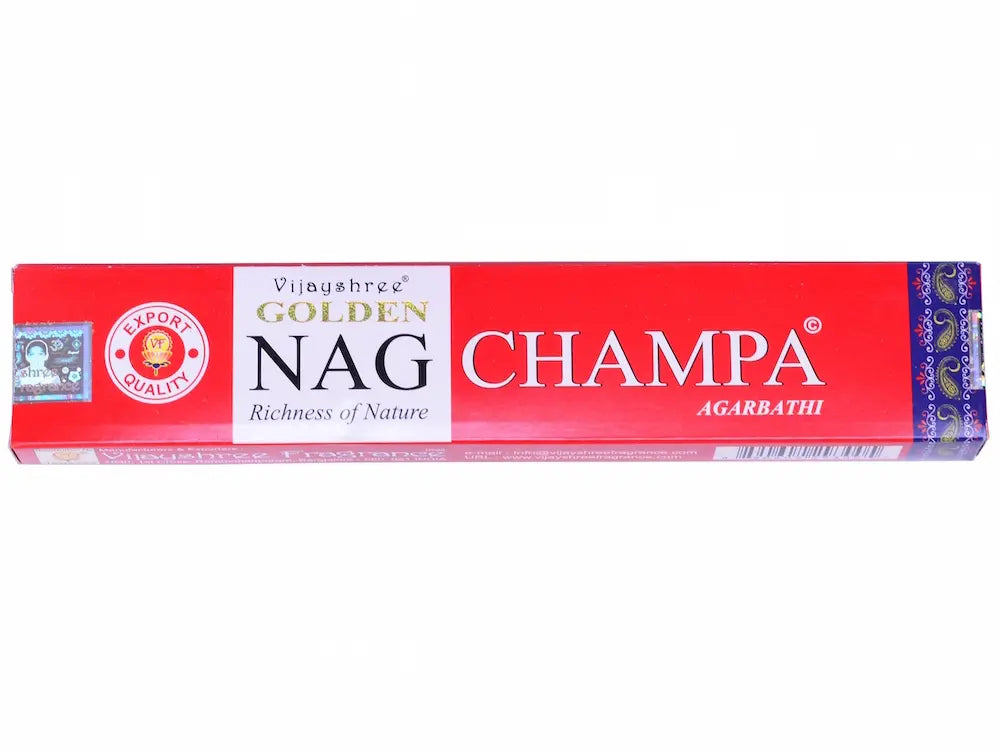 Golden Nag Champa, Räucherstäbchen - Frangipani Räucherwerk