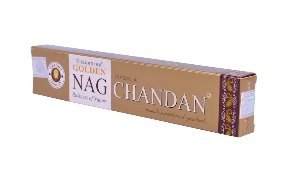 Sandelholz Räucherstäbchen Golden NagChandan Vijayshree
