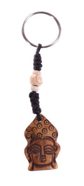 Buddhakopf, Schlüsselanhänger WOHNEN