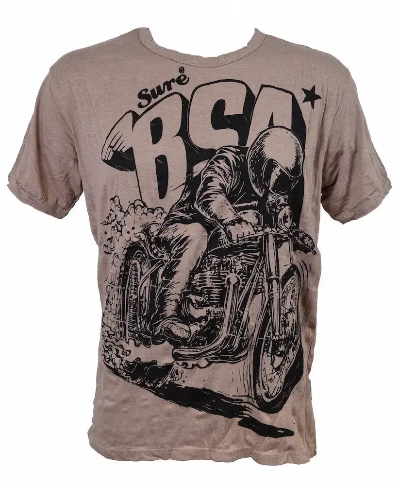 Sure design BSA-Motorrad T-Shirt Oldschool Bike