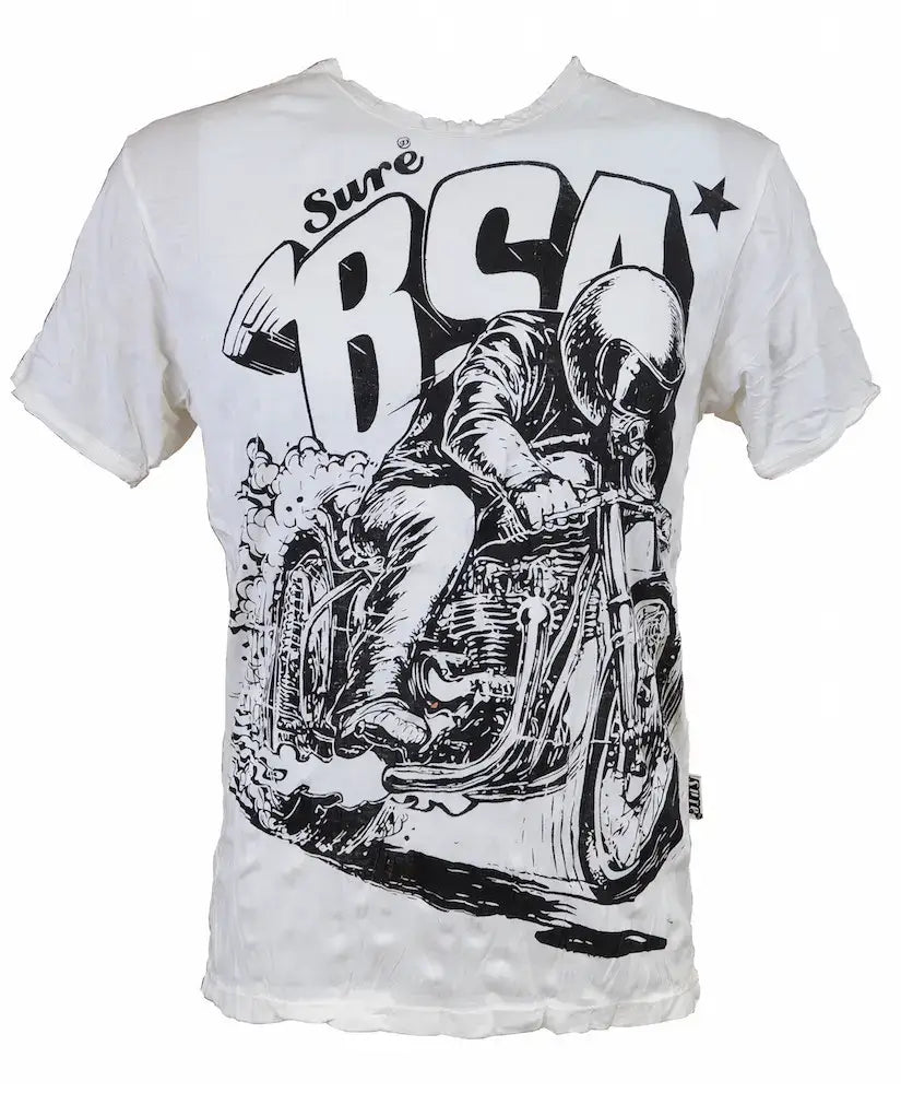 Sure design BSA-Motorrad T-Shirt Oldschool Bike