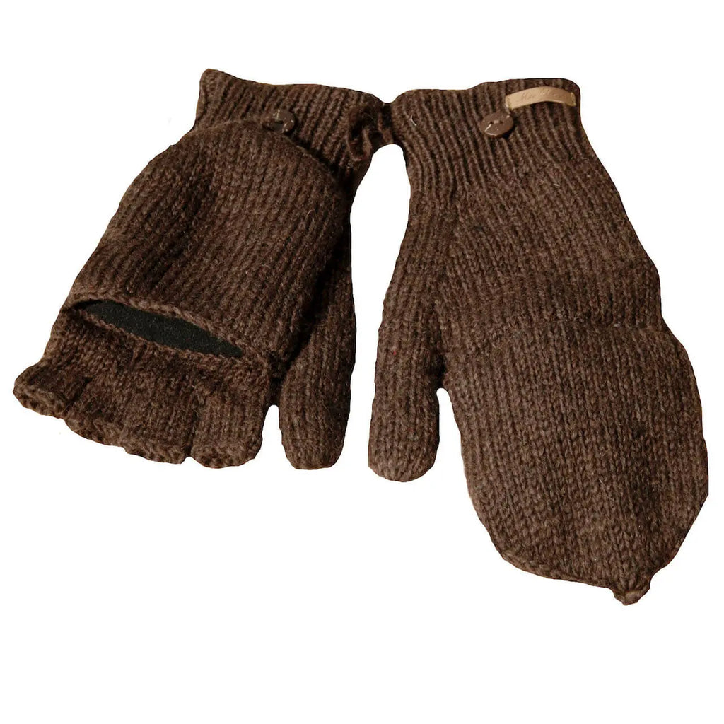 Strickklapphandschuhe Vanessa mit Fleecefutter
