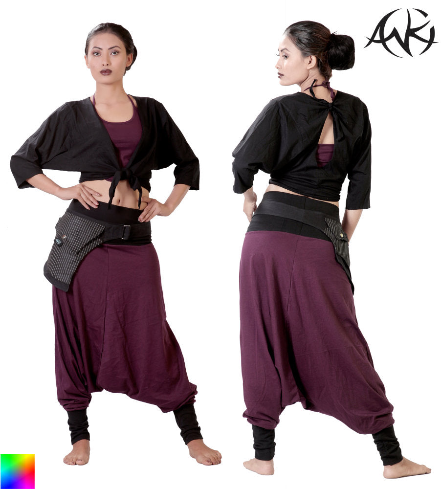 Anki Pumphose tief Haremshose Goa Hose