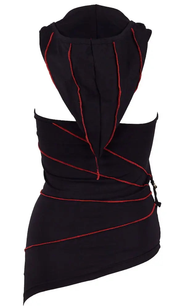 Zipfelkapuzen Top KIM, Kappnähte, Anki design – spitze Kapuze, Schnalle