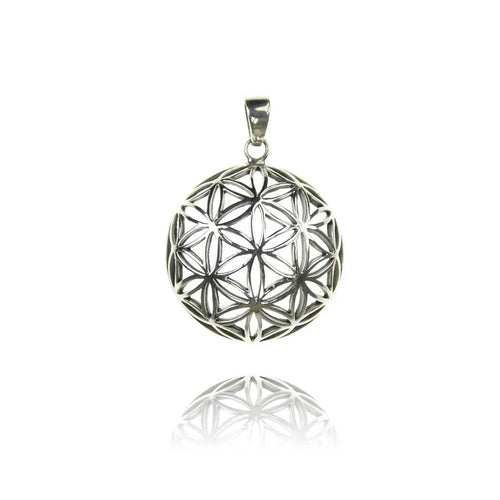 Blume des Lebens Anhänger, Stark gewölbt Schmuck