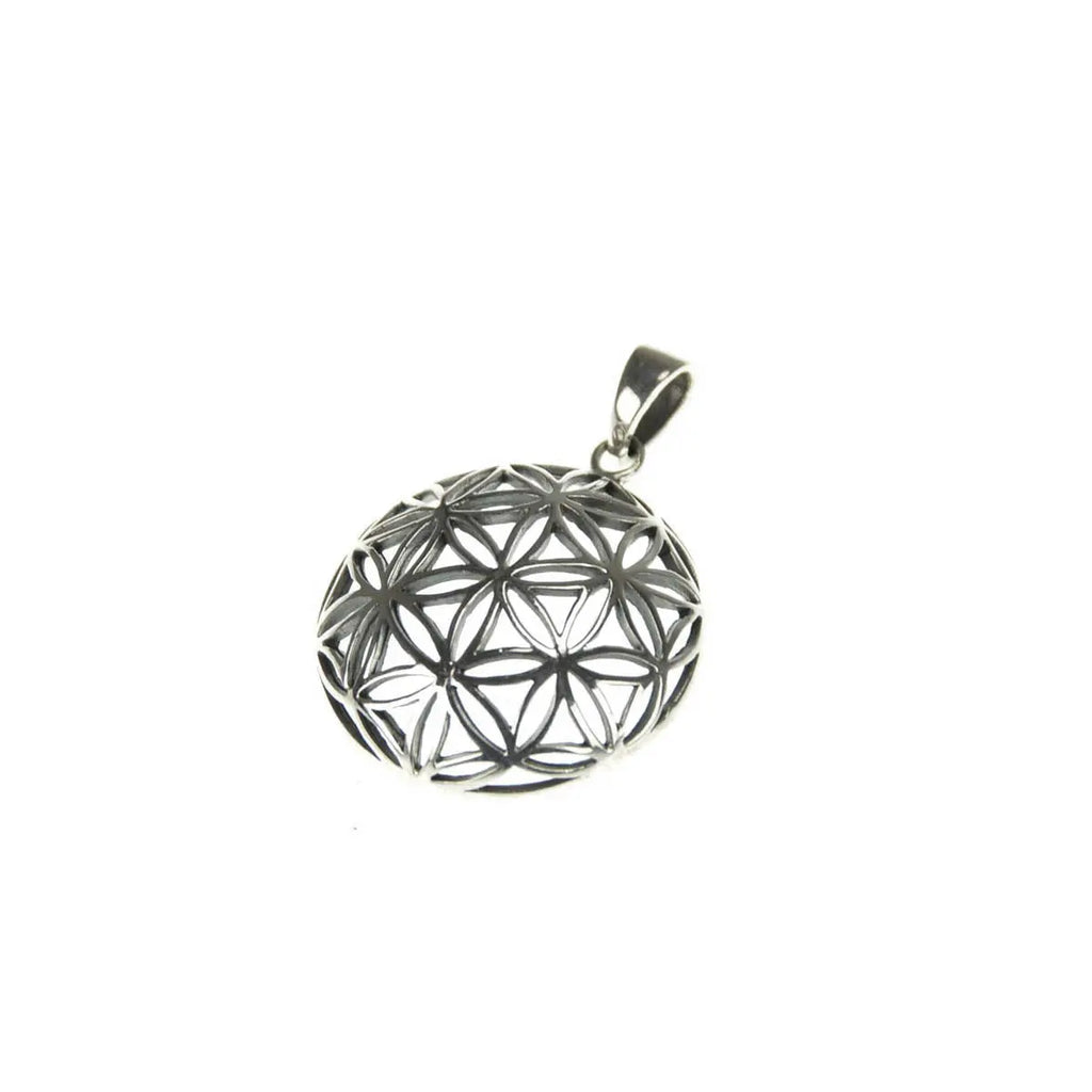 Blume des Lebens Anhänger, Stark gewölbt Schmuck