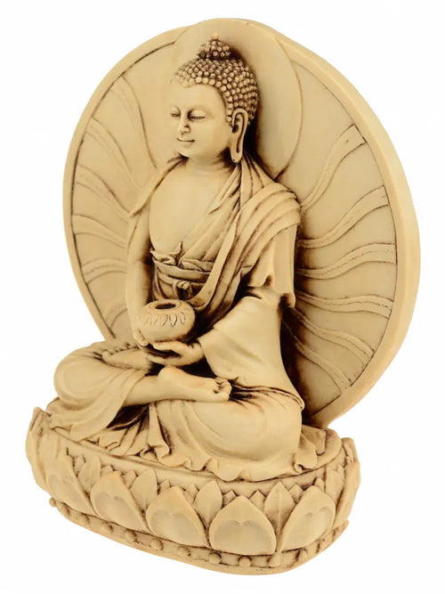 Amithaba Buddha mit Sonne - Statue Talisman Rostock