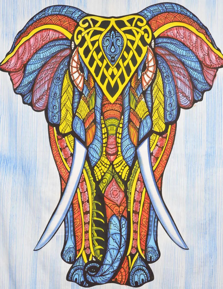 Elefant indisches Wandtuch grosse Tücher