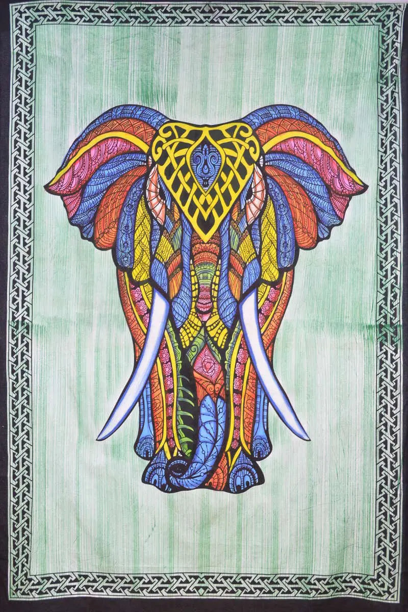 Elefant indisches Wandtuch grosse Tücher