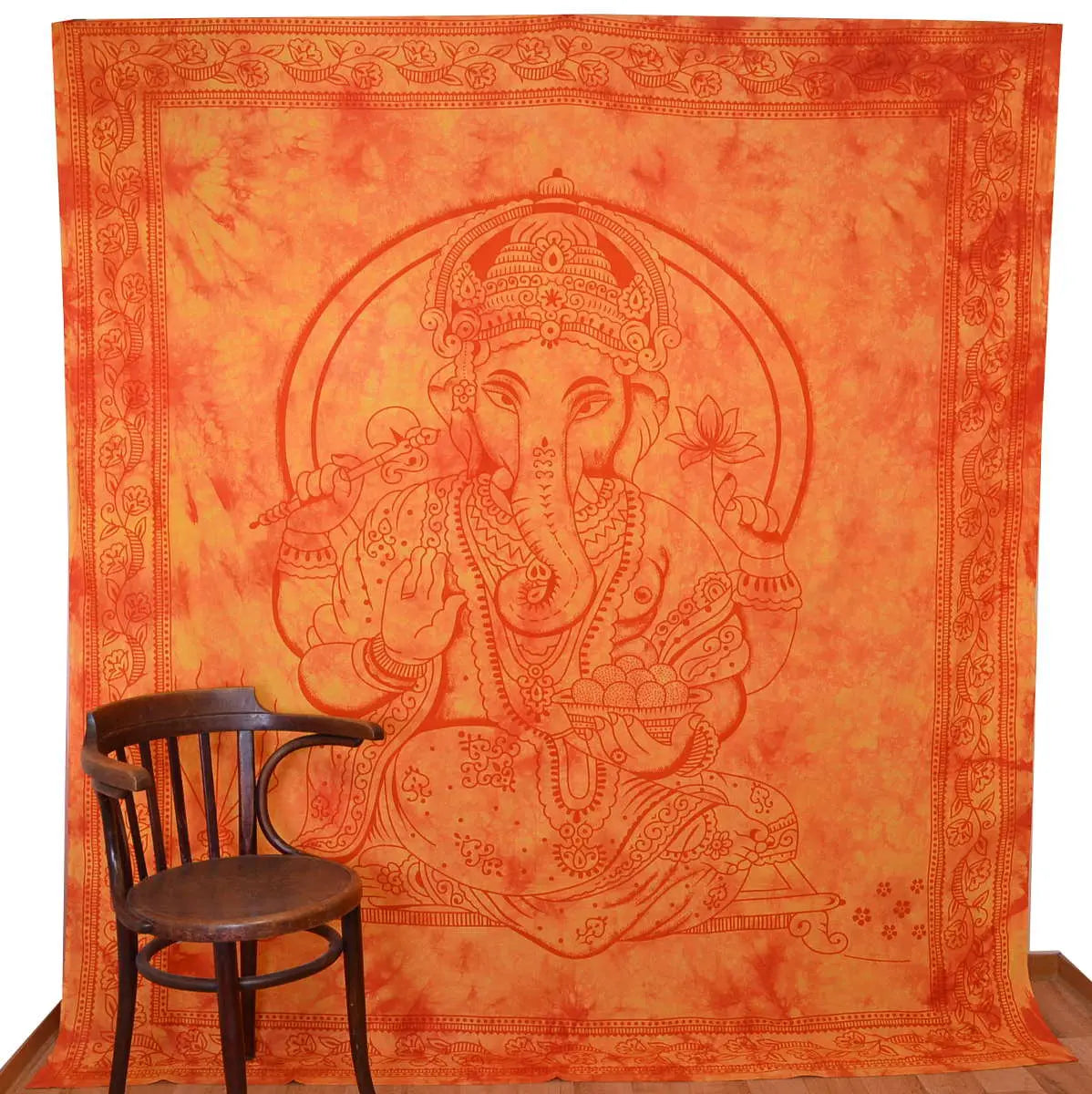 Ganesha Batik Wandtuch – Tagesdecke & Raumteiler