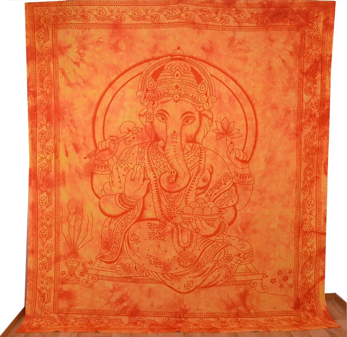 Ganesha Batik Wandtuch – Tagesdecke & Raumteiler
