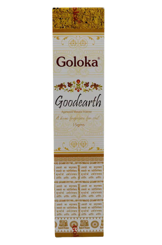 Goloka Goodearth Agarholz Räucherstäbchen holzig leicht erdig