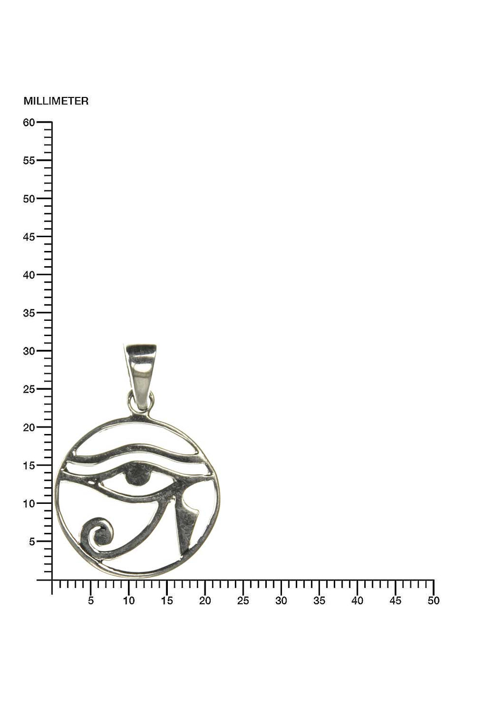 Auge des Horus Anhänger 925 Silber Horus Auge