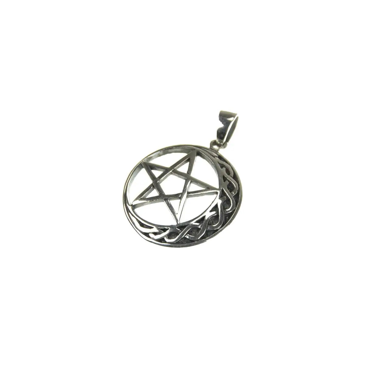Keltischer Mond-Pentagramm Anhänger Schmuck