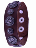 Om Symbol, Lederarmband TALISMAN Modeschmuck Rostock